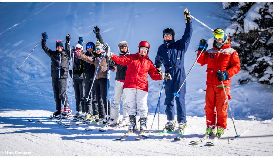 groupe esf Ecole du Ski Français Arc 1600