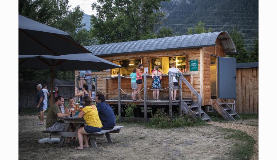 Roulotte-snack Chalets Huttopia Bourg Saint Maurice